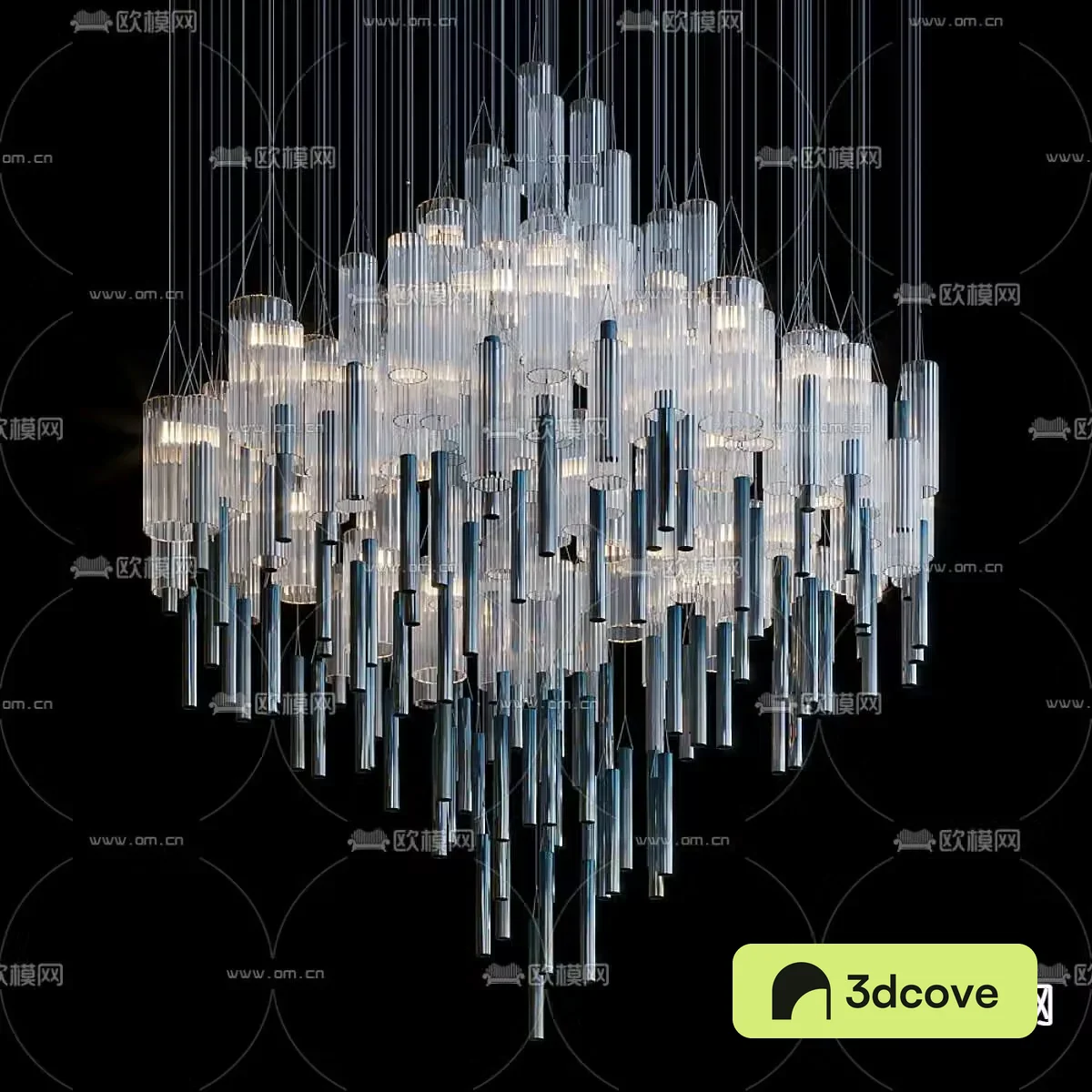 Modern crystal lamp