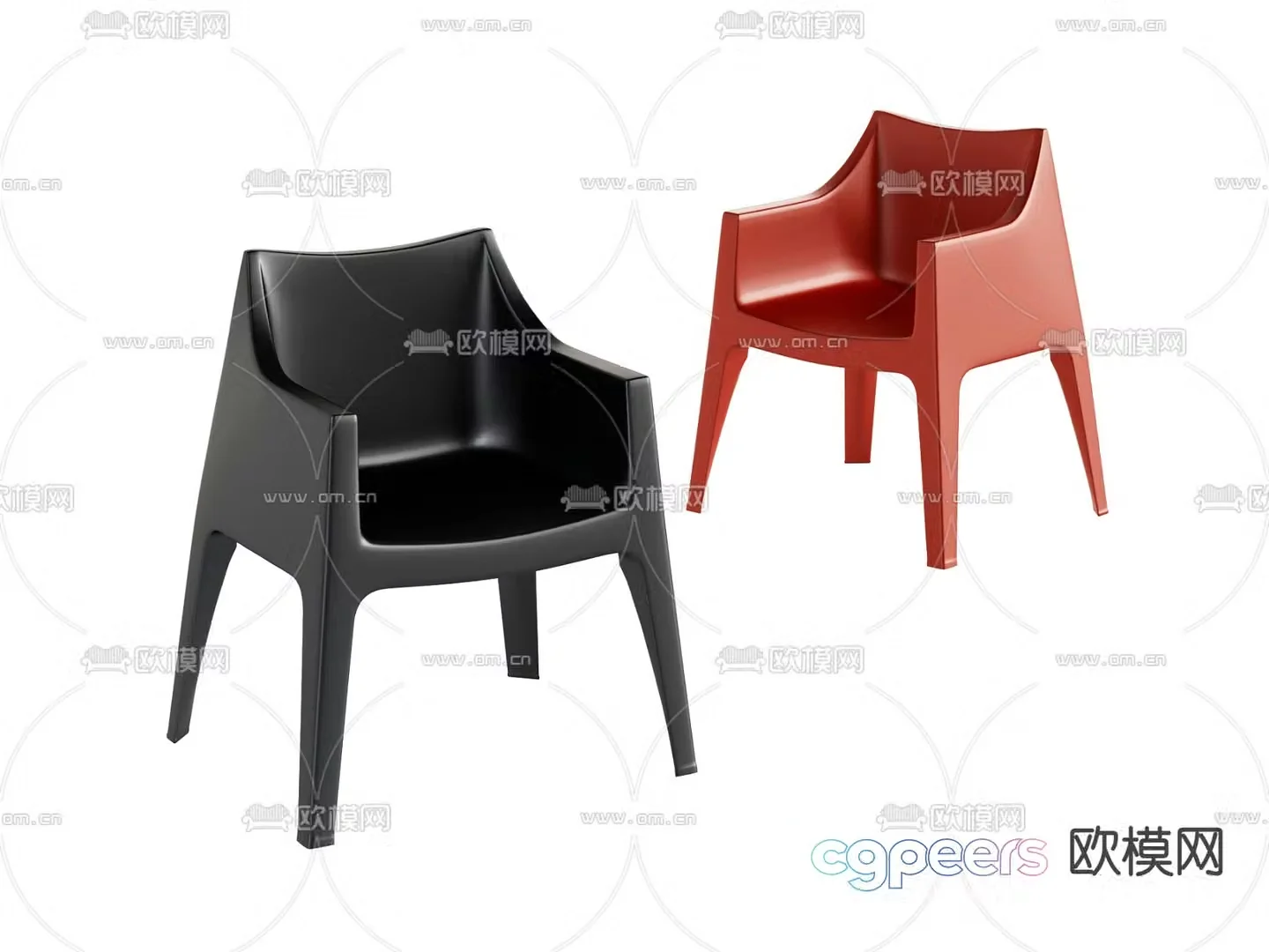 Modern chair Dining chair 3d model