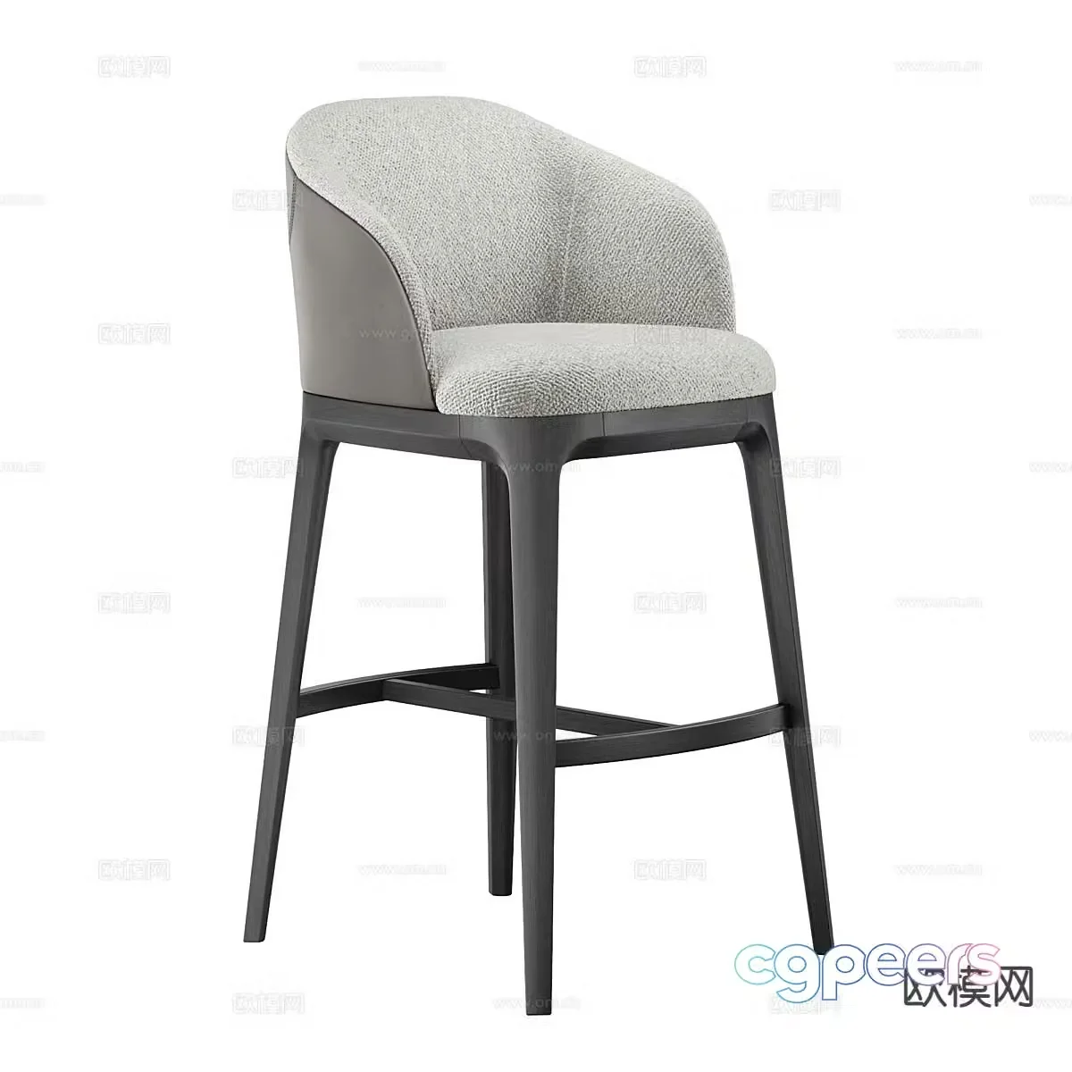 bar stool bar stool high chair 3d model