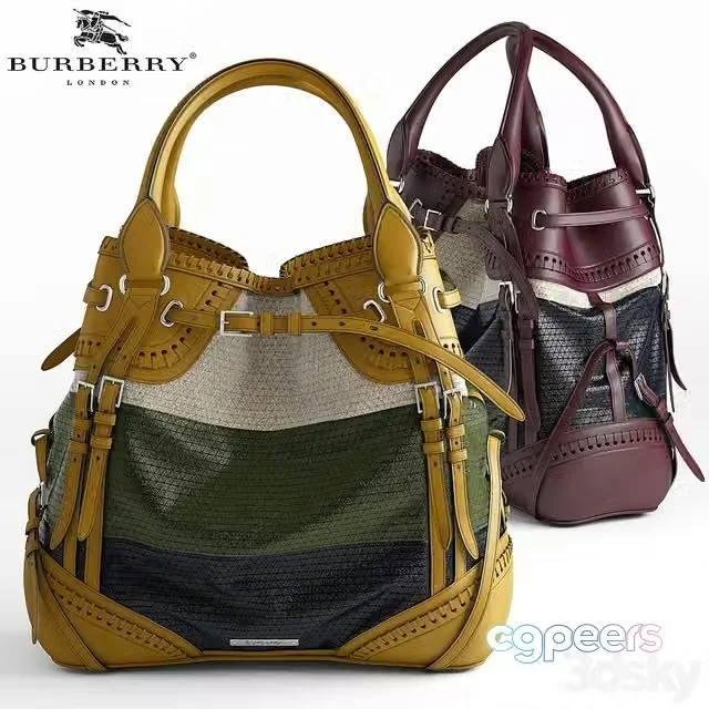 3ds Max Free – Burberry Whipstitch Bag