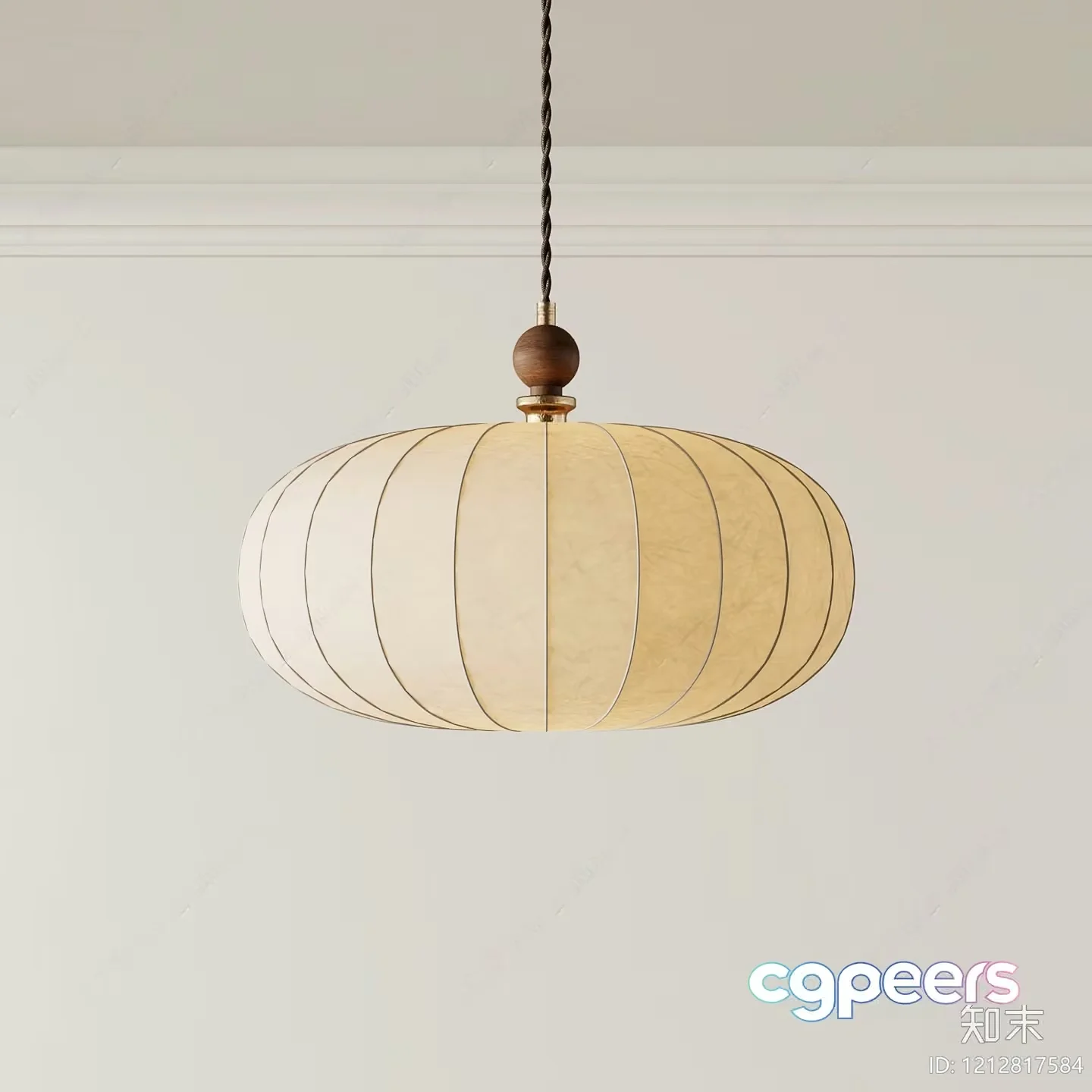 Gold Light Fixture 3D Model – 1697 – VRAY Render