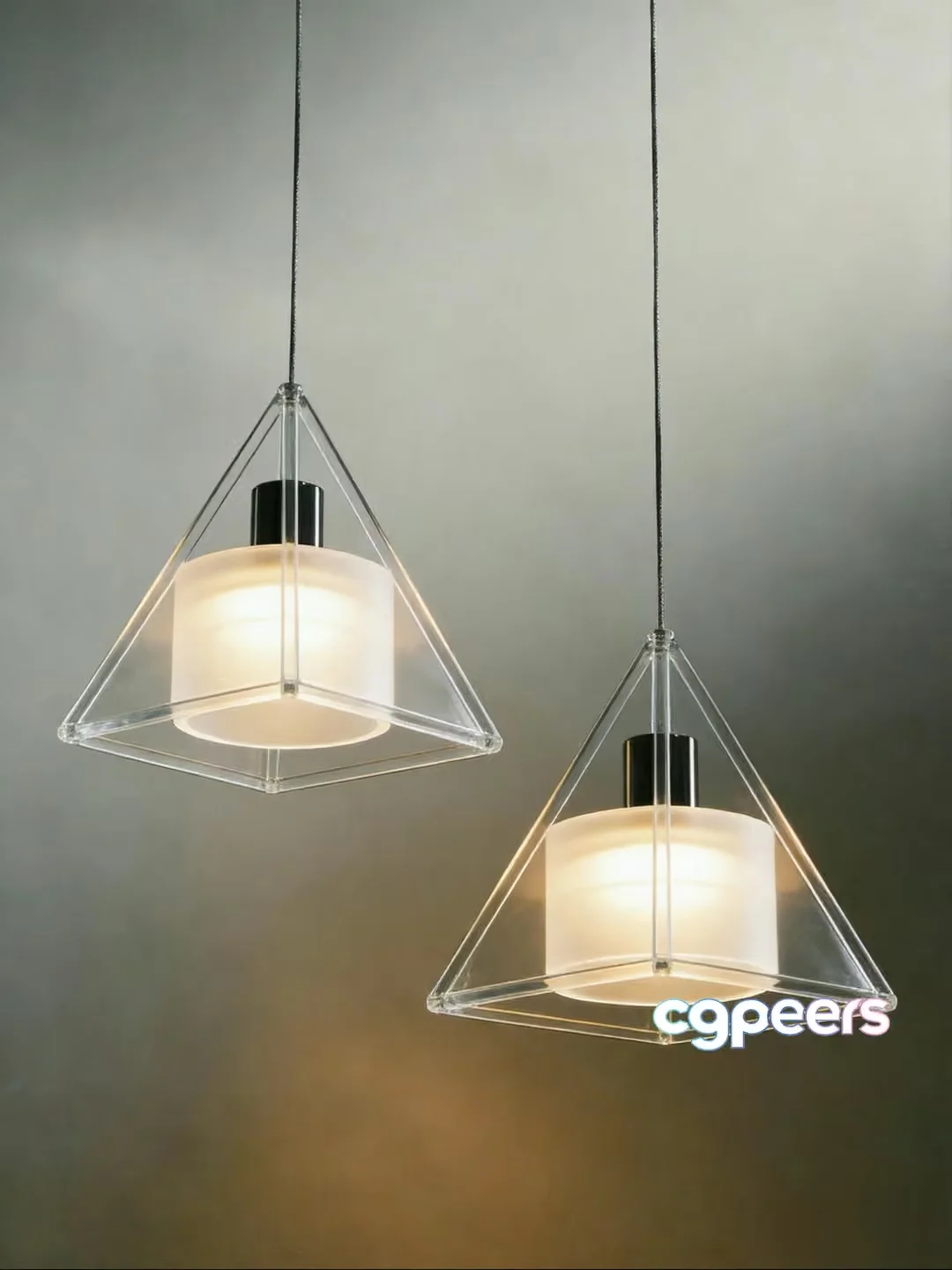 Modern Glass Light Fixtures 3D Model – 17283 – CORONA Render