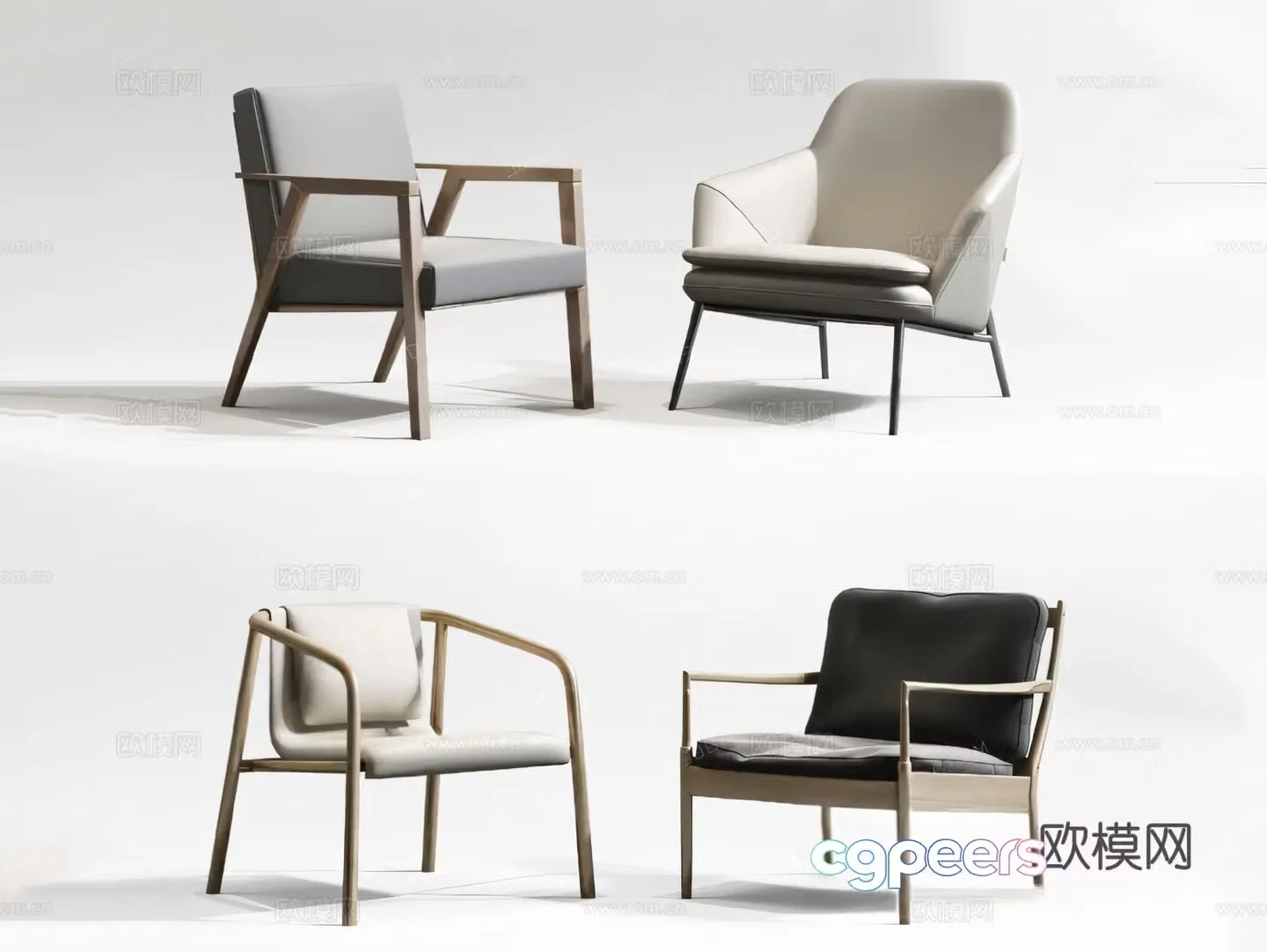 chair leisure chair 3d model