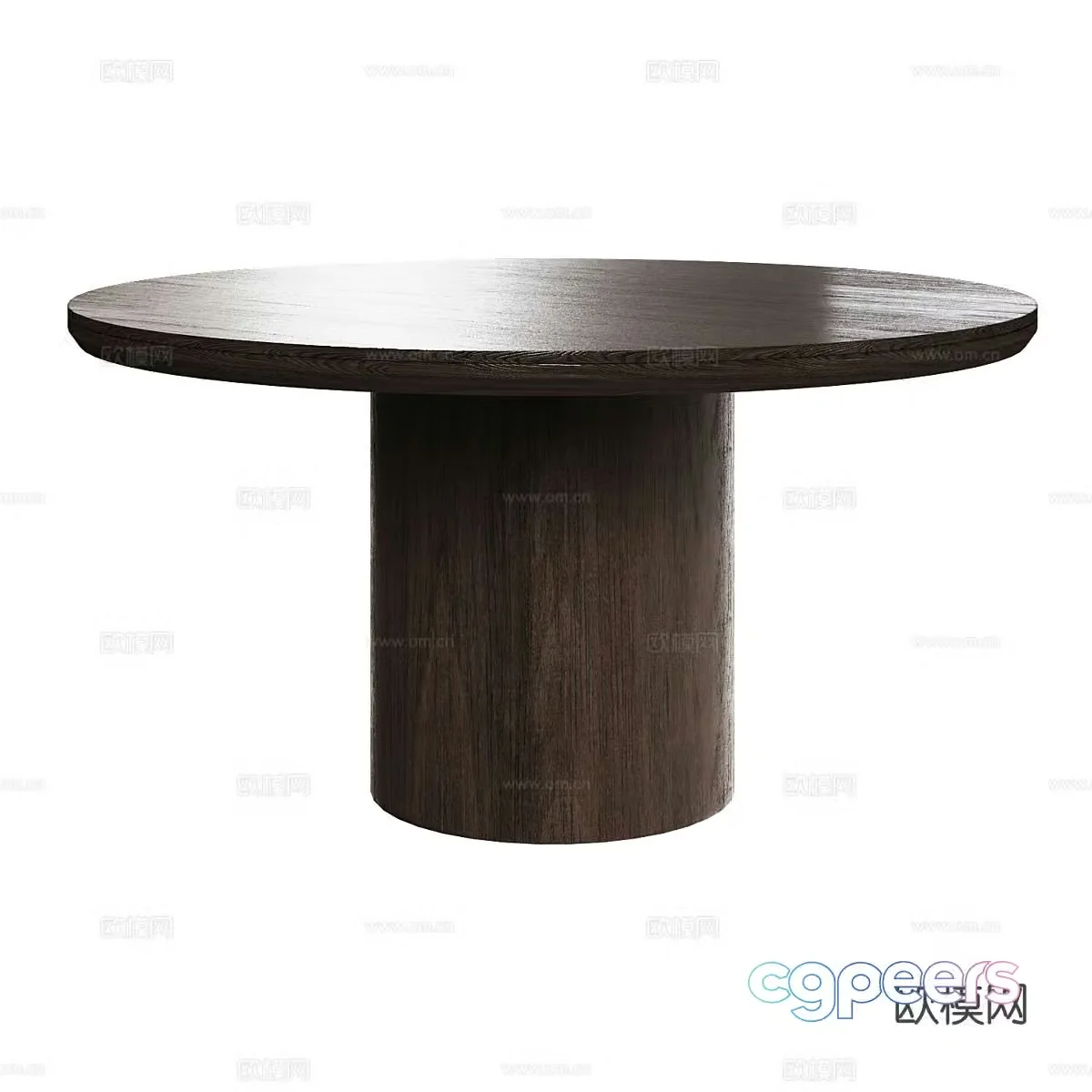 Nordic simple coffee table 3d model