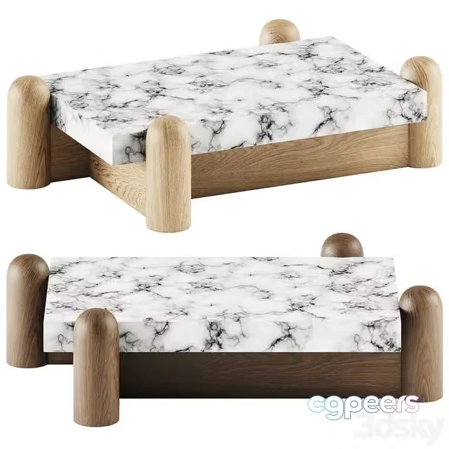 3ds Max Free – Flo Coffee Table by Aro Vega for Monogram
