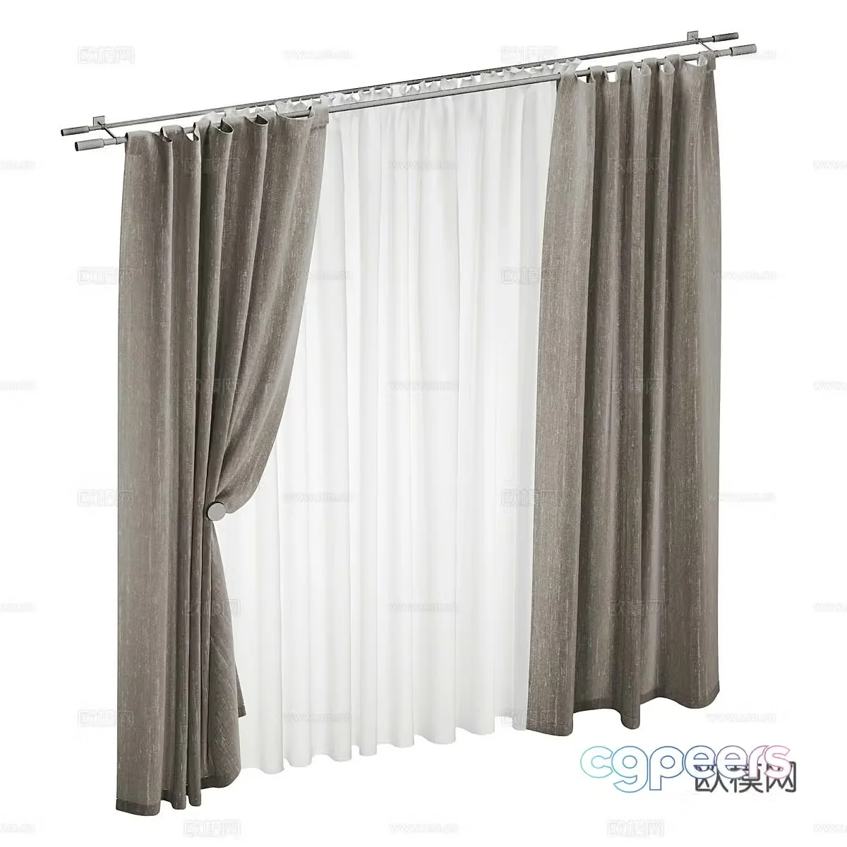 Curtain 3d model
