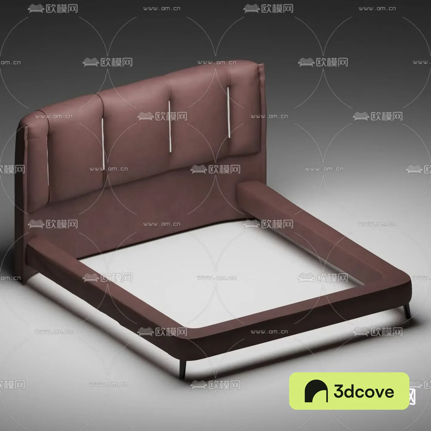 Modern double bed