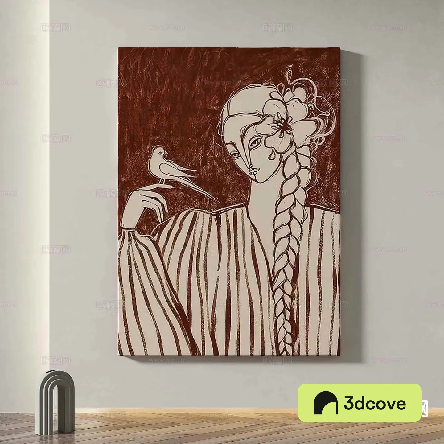 Modern art painting decorative painting