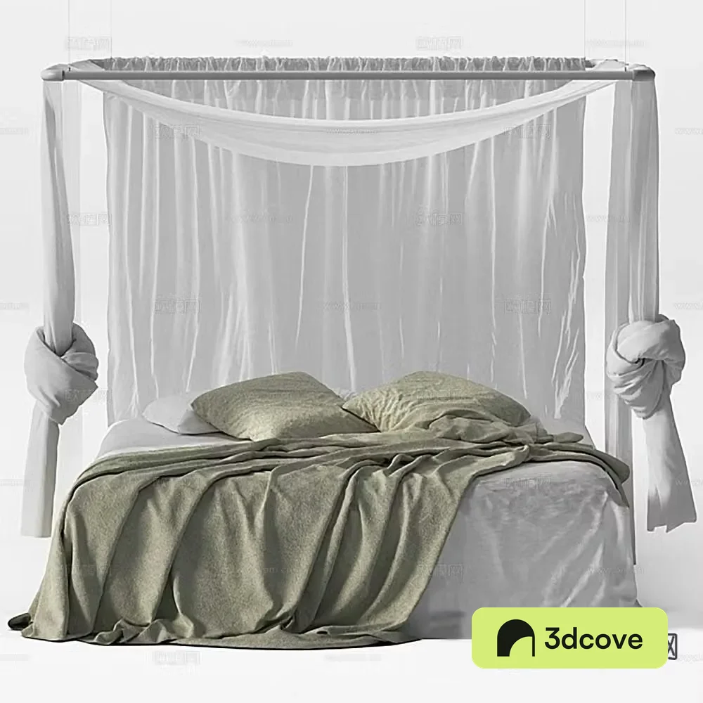 Modern double bed