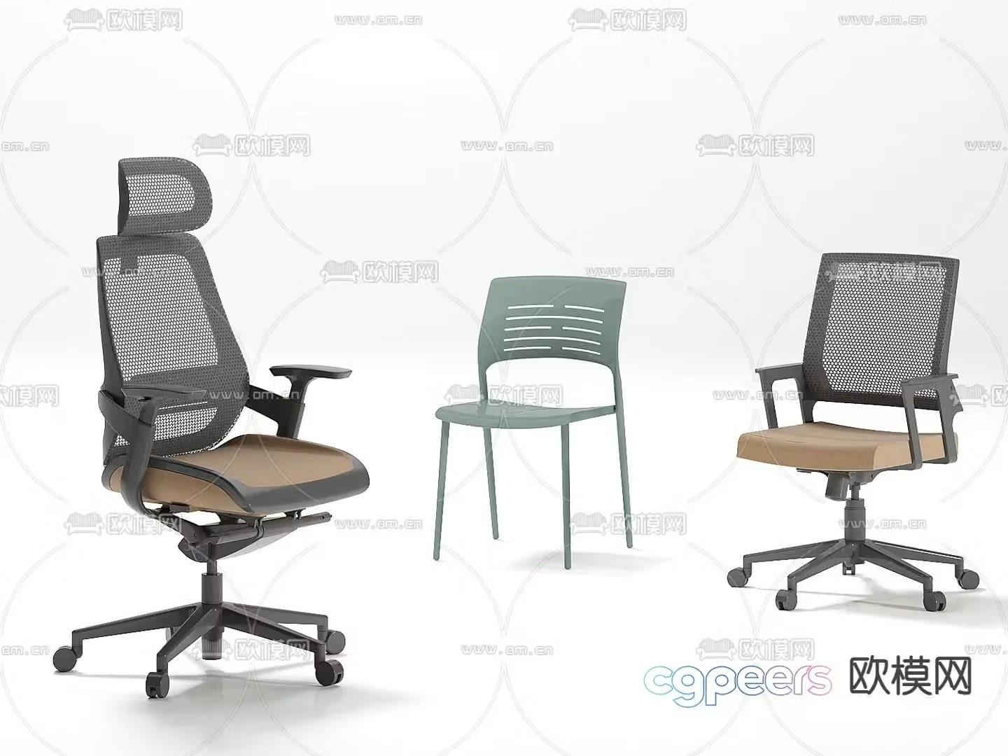 chair office chair executive chair 3d model