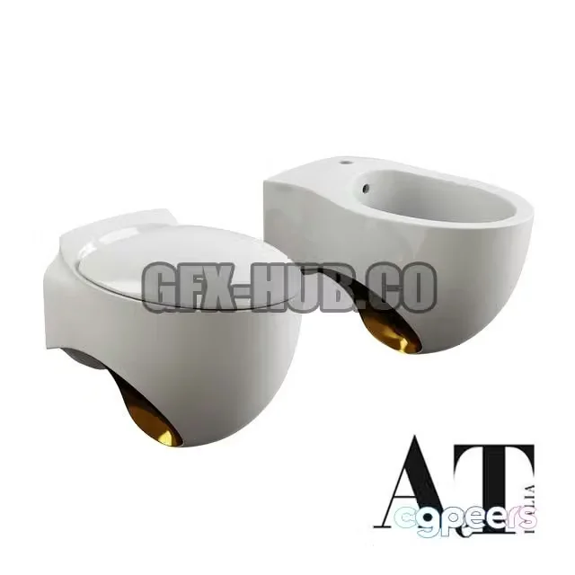 3ds Max Free – AeT Italia Orizzonti Accent (toilet and bidet)