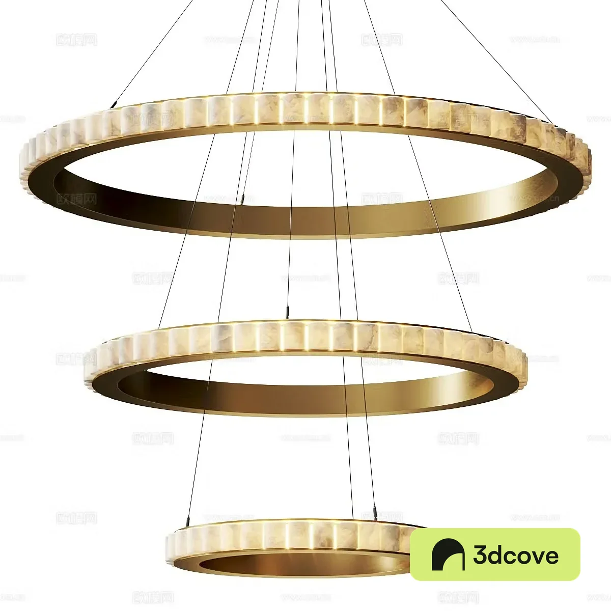 New Chinese Ring Chandelier