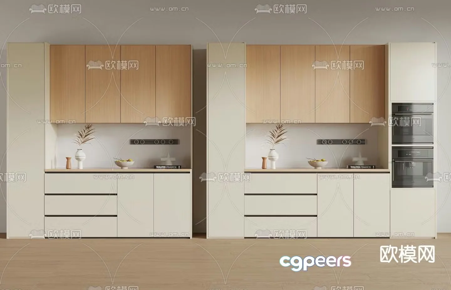 Modern sideboard 3d model