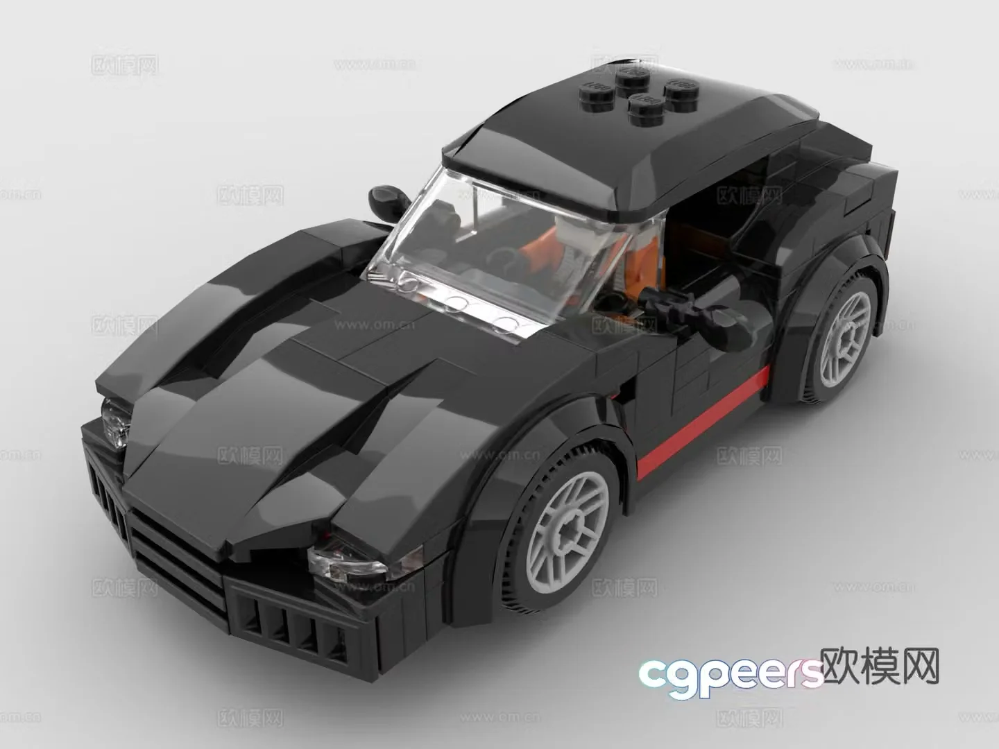 LEGO LEGO toys building block sci-fi sports car 3d model