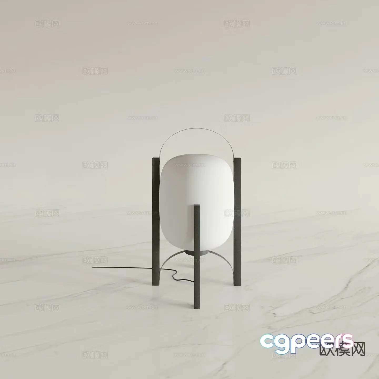 Modern table lamp bedside lamp 3d model