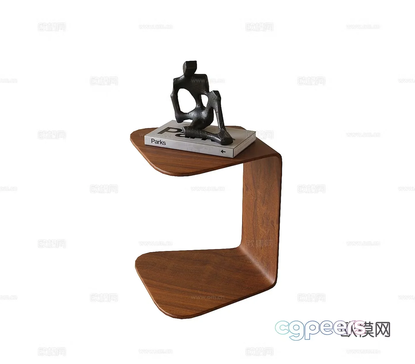 Modern side table 3D model