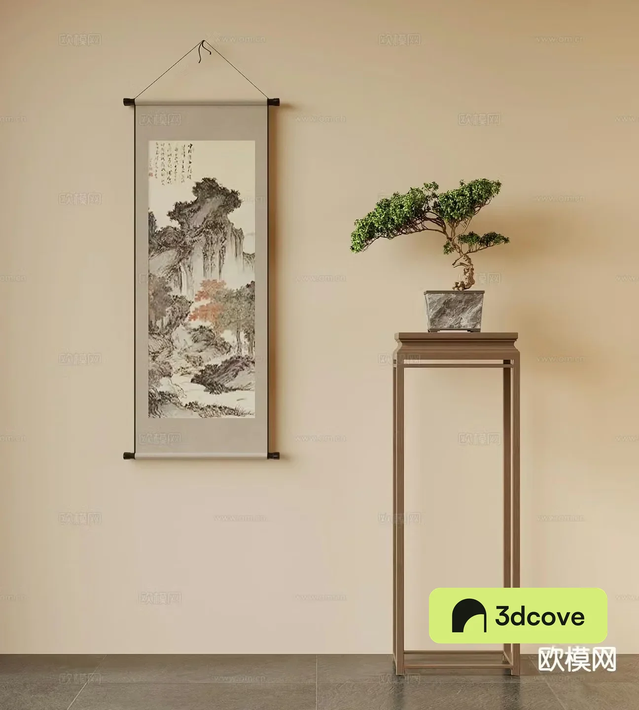 New Chinese style decorative painting landscape painting scroll painting