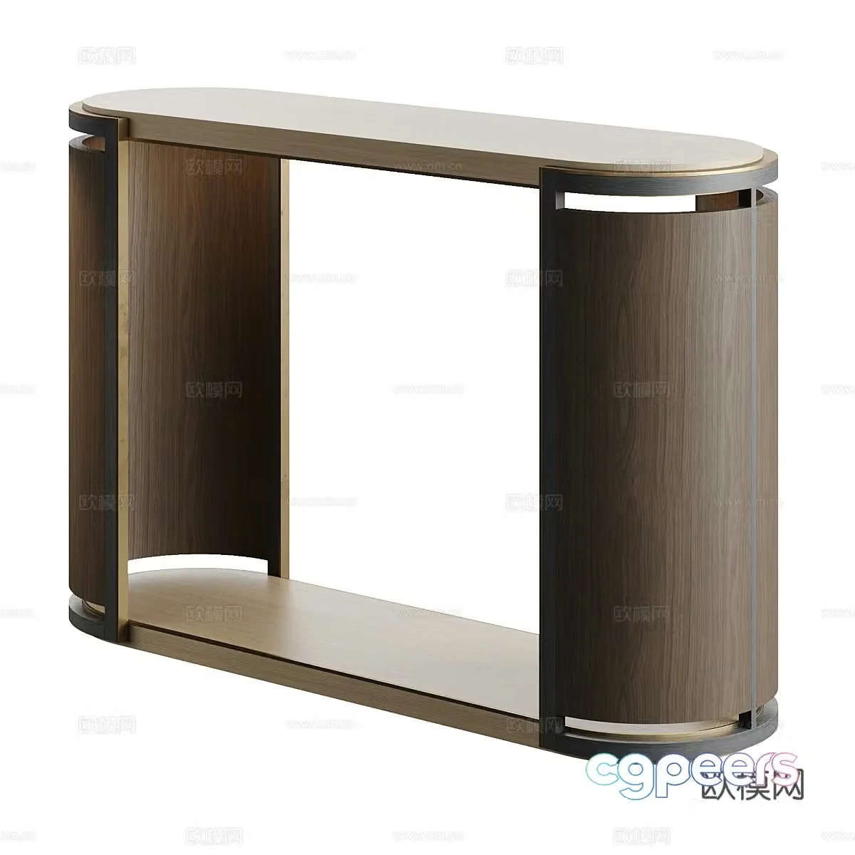Modern end viewing platform 3D model