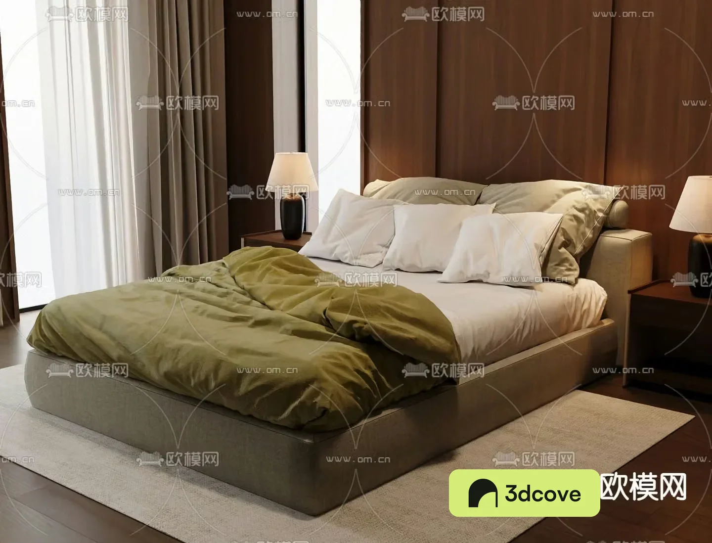 Italian double bed