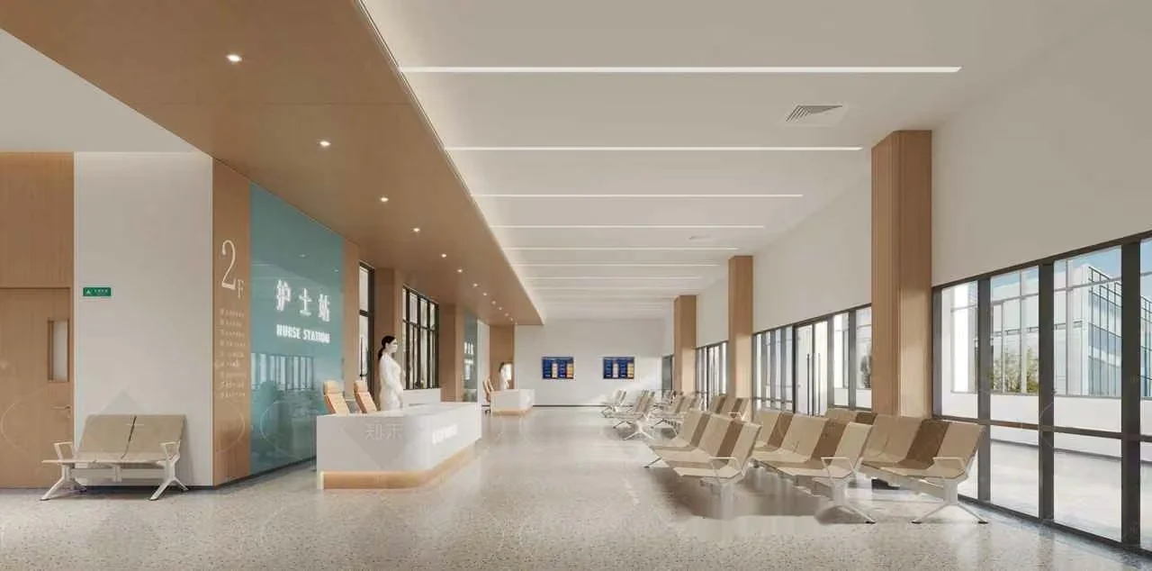 Modern Hospital Waiting Area 3D Model – 16861 – CORONA Render