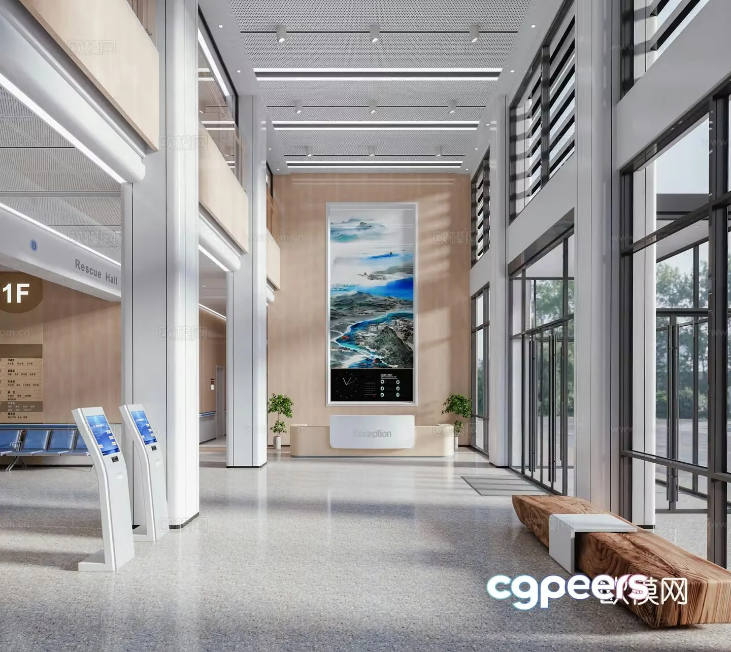 Hospital 3d model