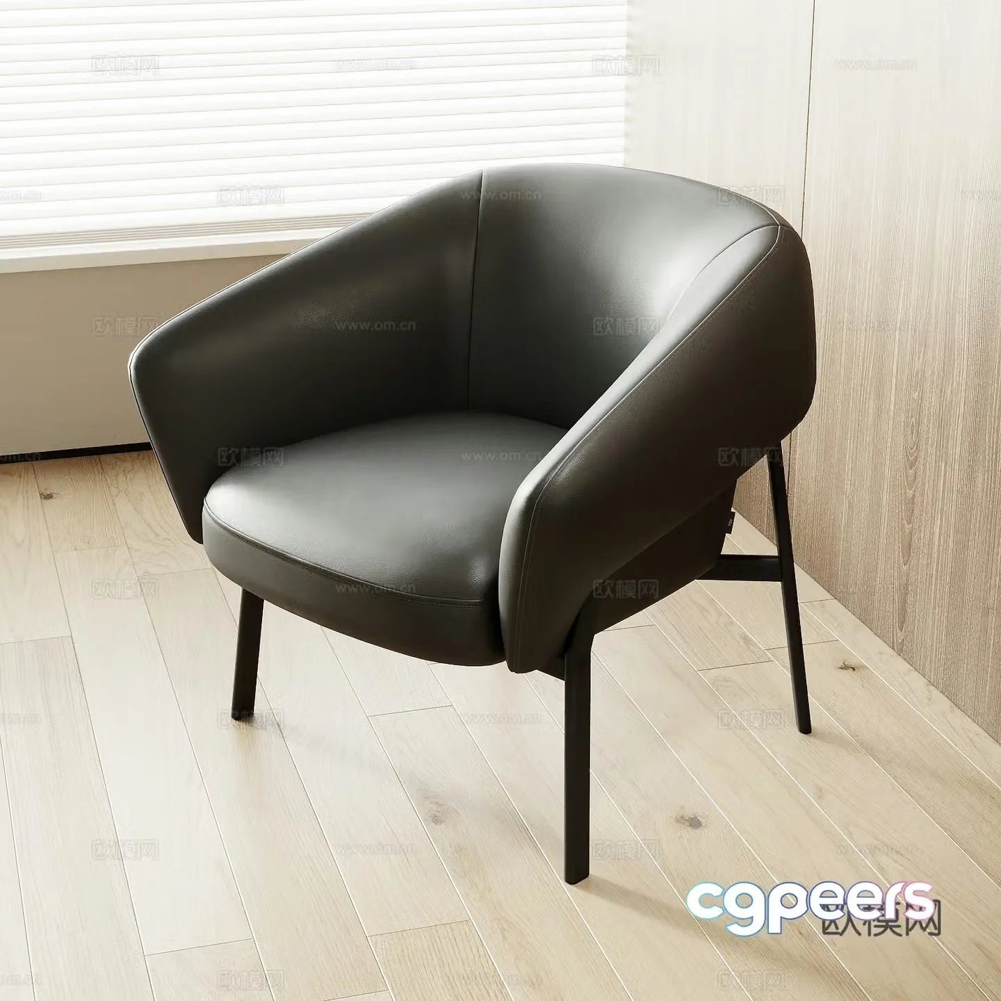 Modern leisure chair 3d model