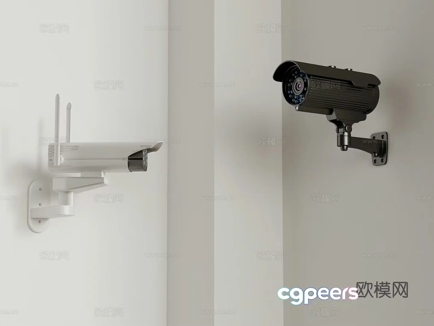 Camera Modern camera Surveillance probe 3d model