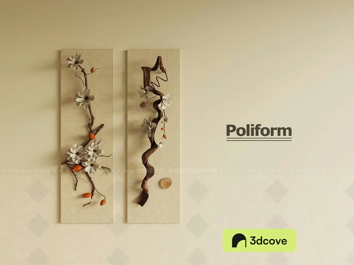 Artwork With Asian-Inspired Design