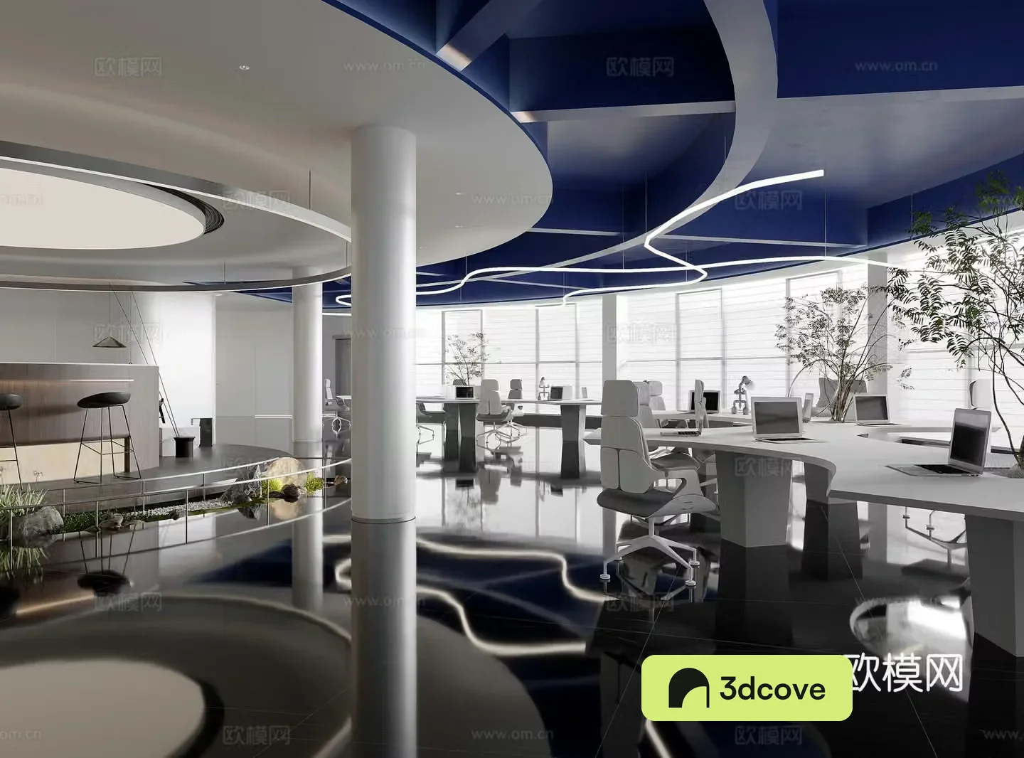Modern office area