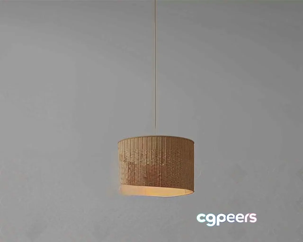 Gold Light Fixture 3D Model – 5641 – VRAY Render