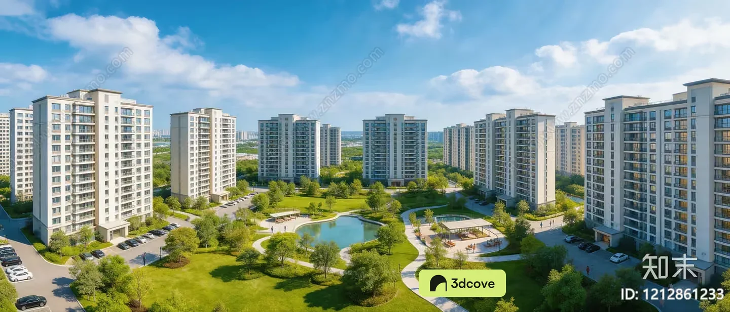 Modern Cityscape With Tall Buildings