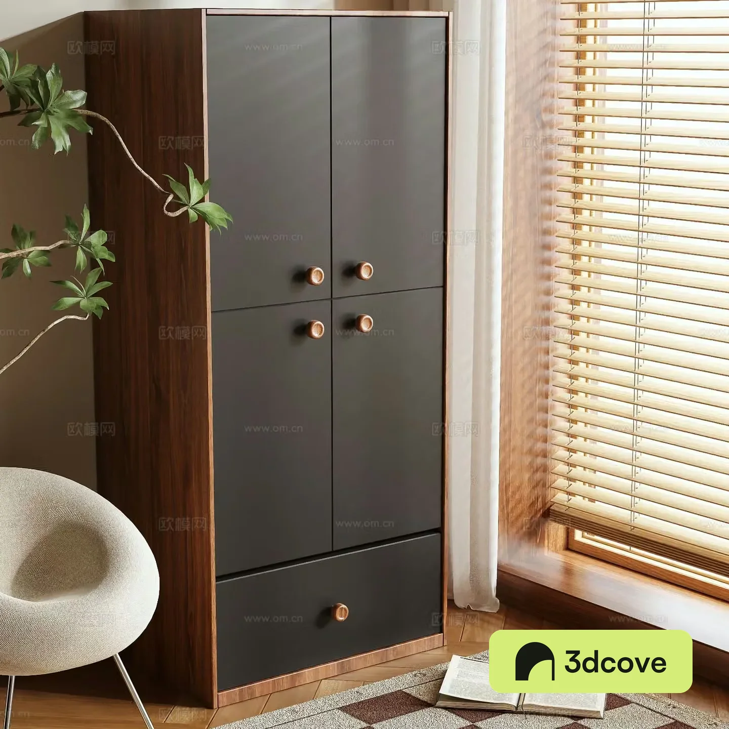 Medieval style wardrobe
