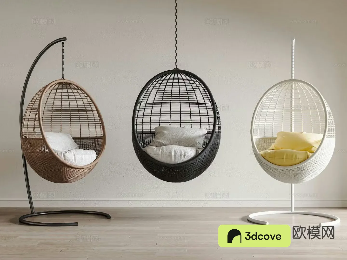 Modern rattan hanging chair cradle chair swing chair