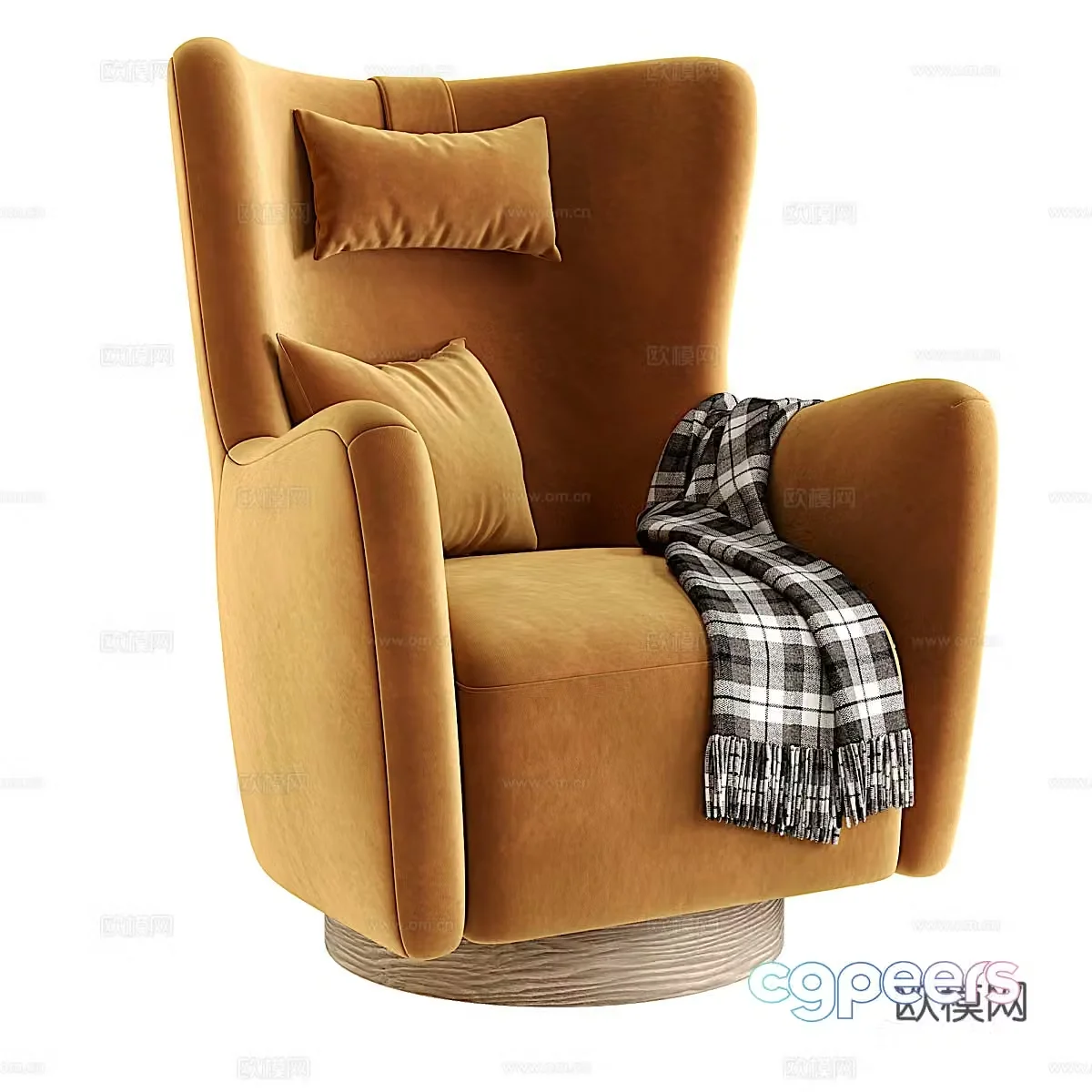 Sofa coffee table combination 3D model
