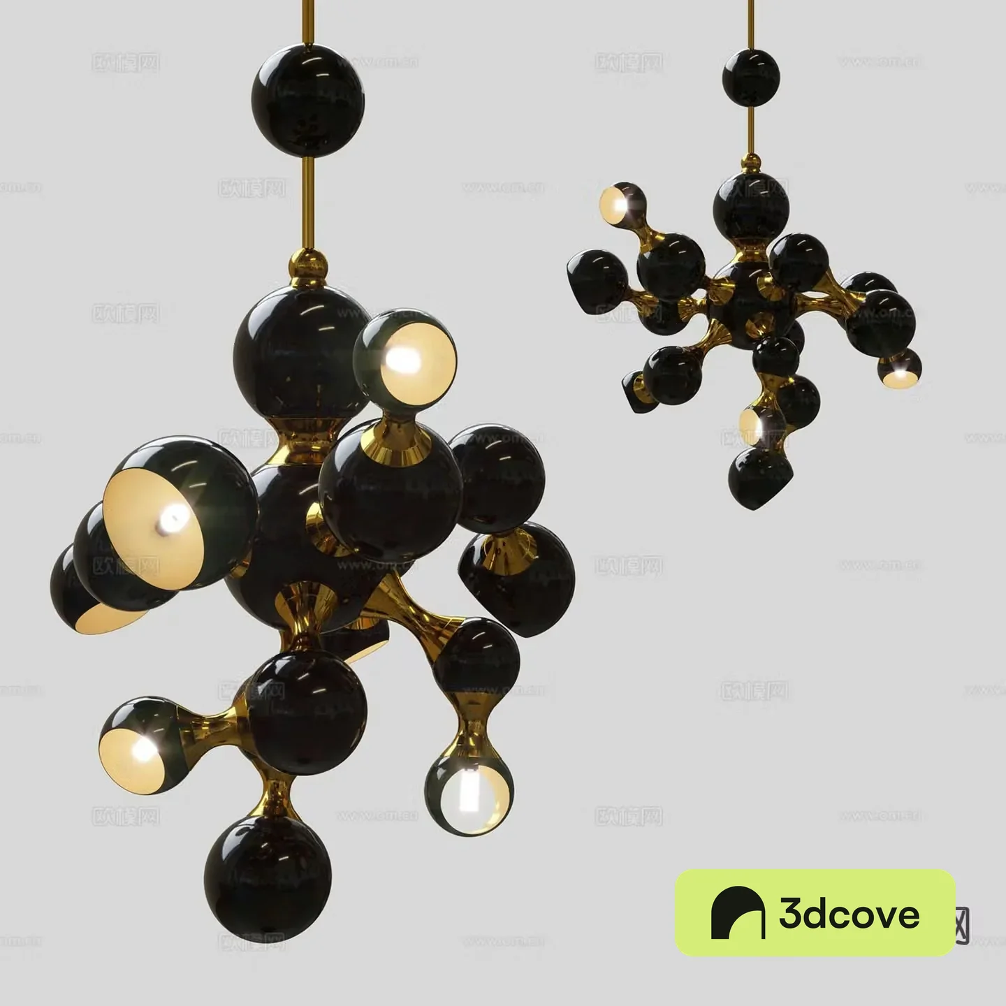 Modern spherical chandelier