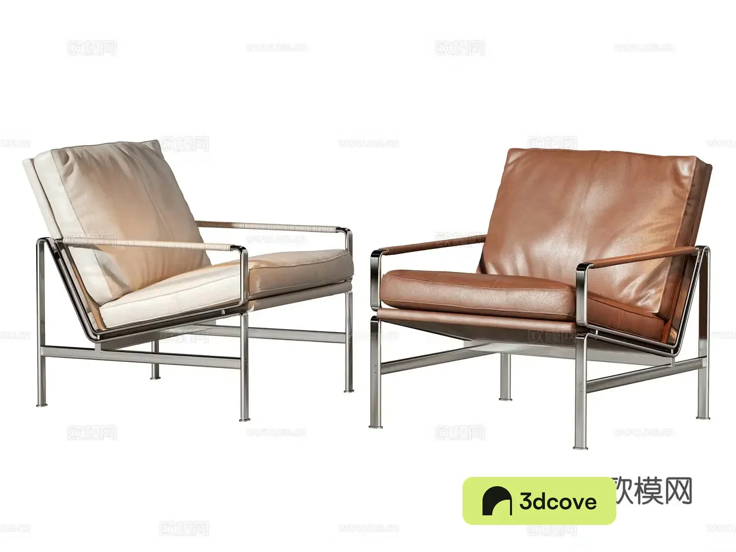 Modern leisure chair 3d model