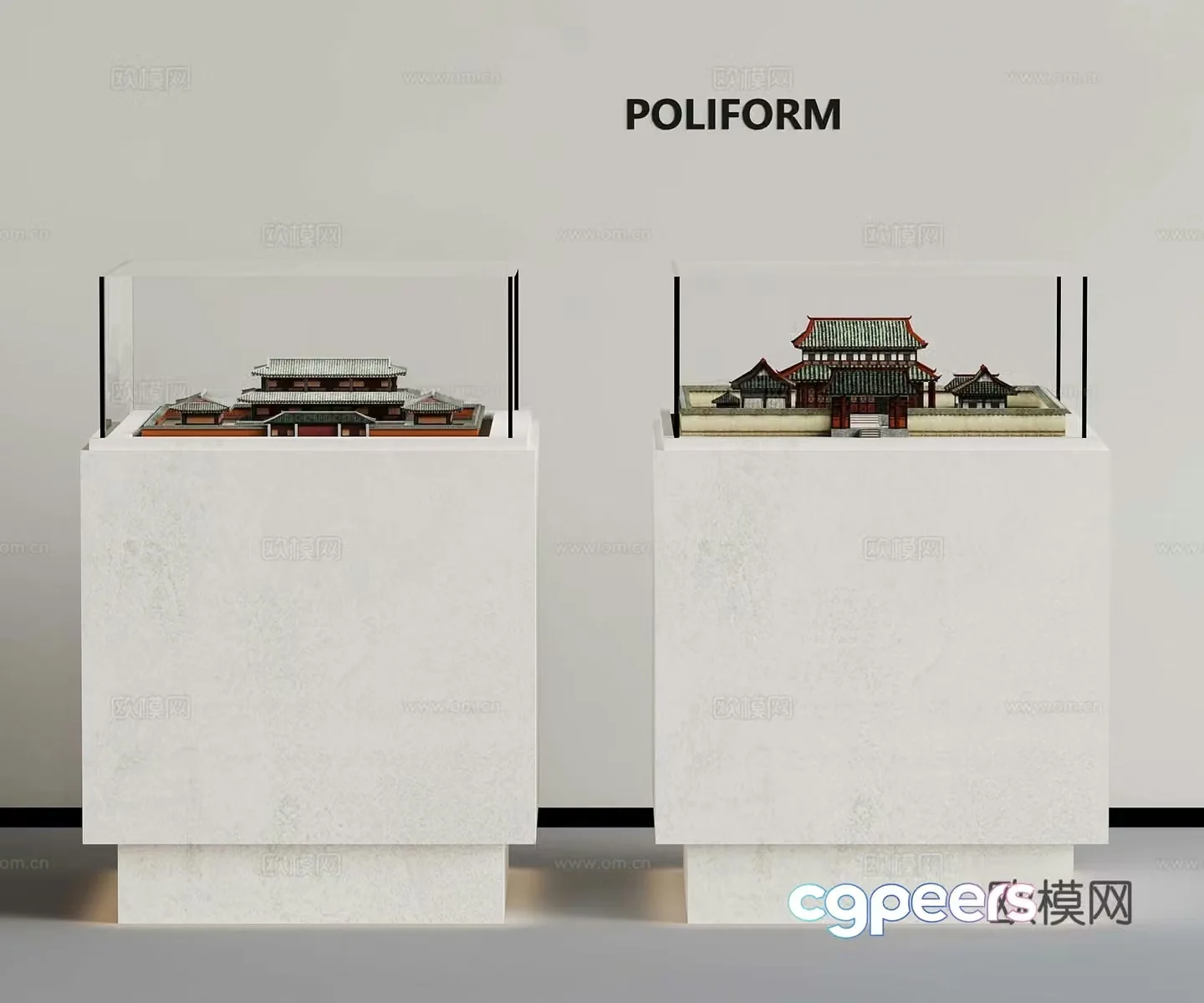 Other cabinets Modern booth showcase 3d model