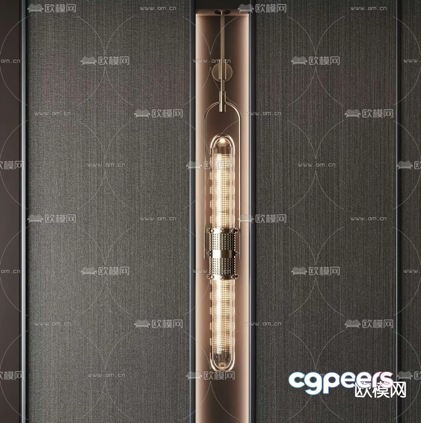Light luxury wall lamp 3D model