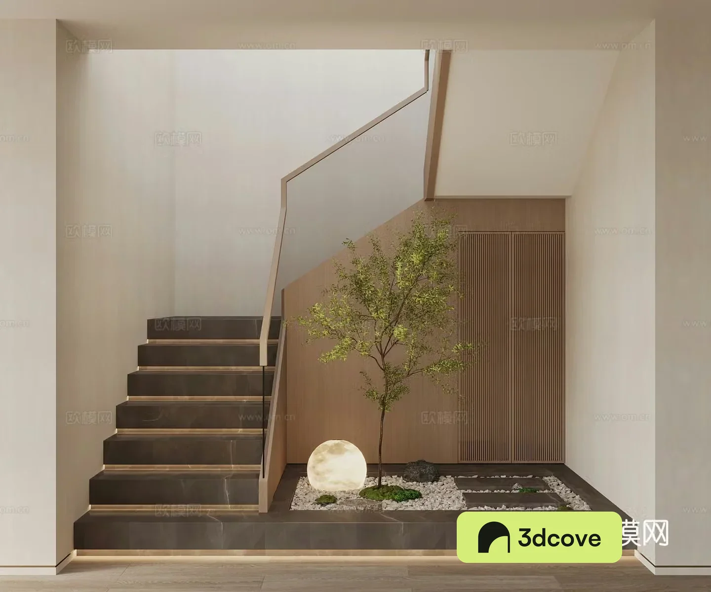 New Chinese stairwell
