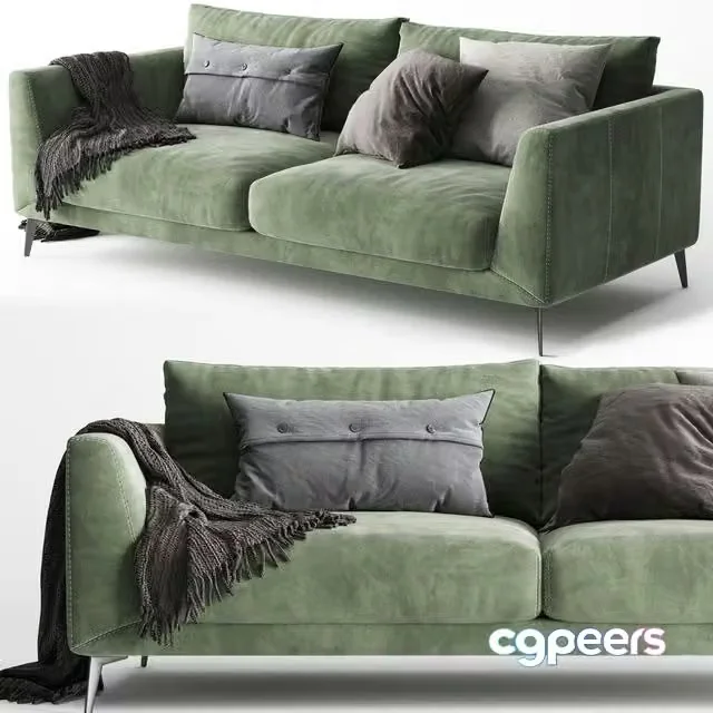 3ds Max Free – BoConcept Fargo Sofa B
