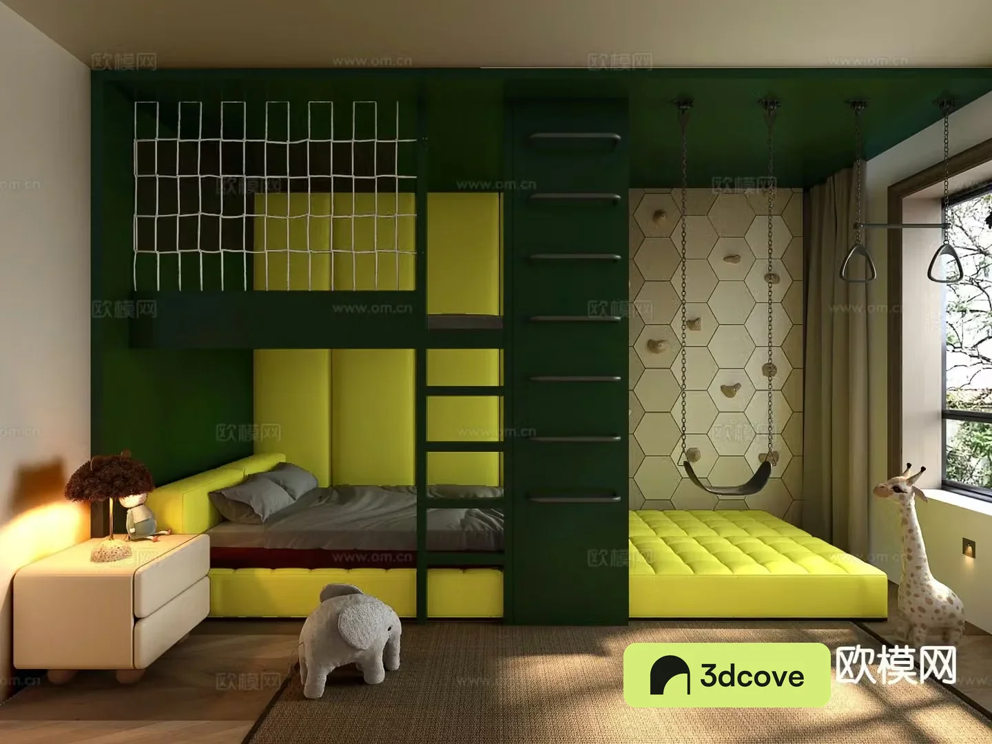Bunk bed children’s room boy’s room