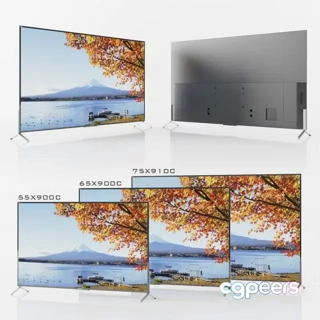 3ds Max Free – Sony TV XBR-55X900C XBR-65X900C XBR-75X910C