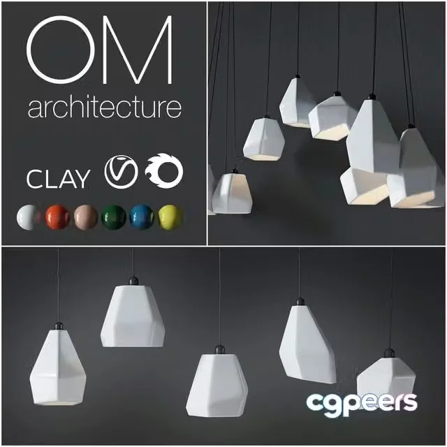 3ds Max Free – Clay – OM Architecture Lamp