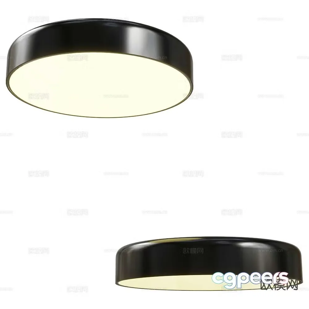 Ole round ceiling lamp 3d model
