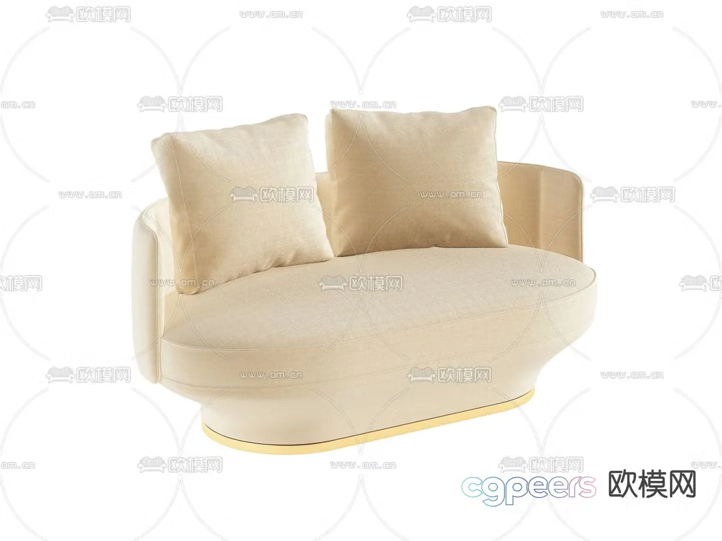 Modern sofa 3d model