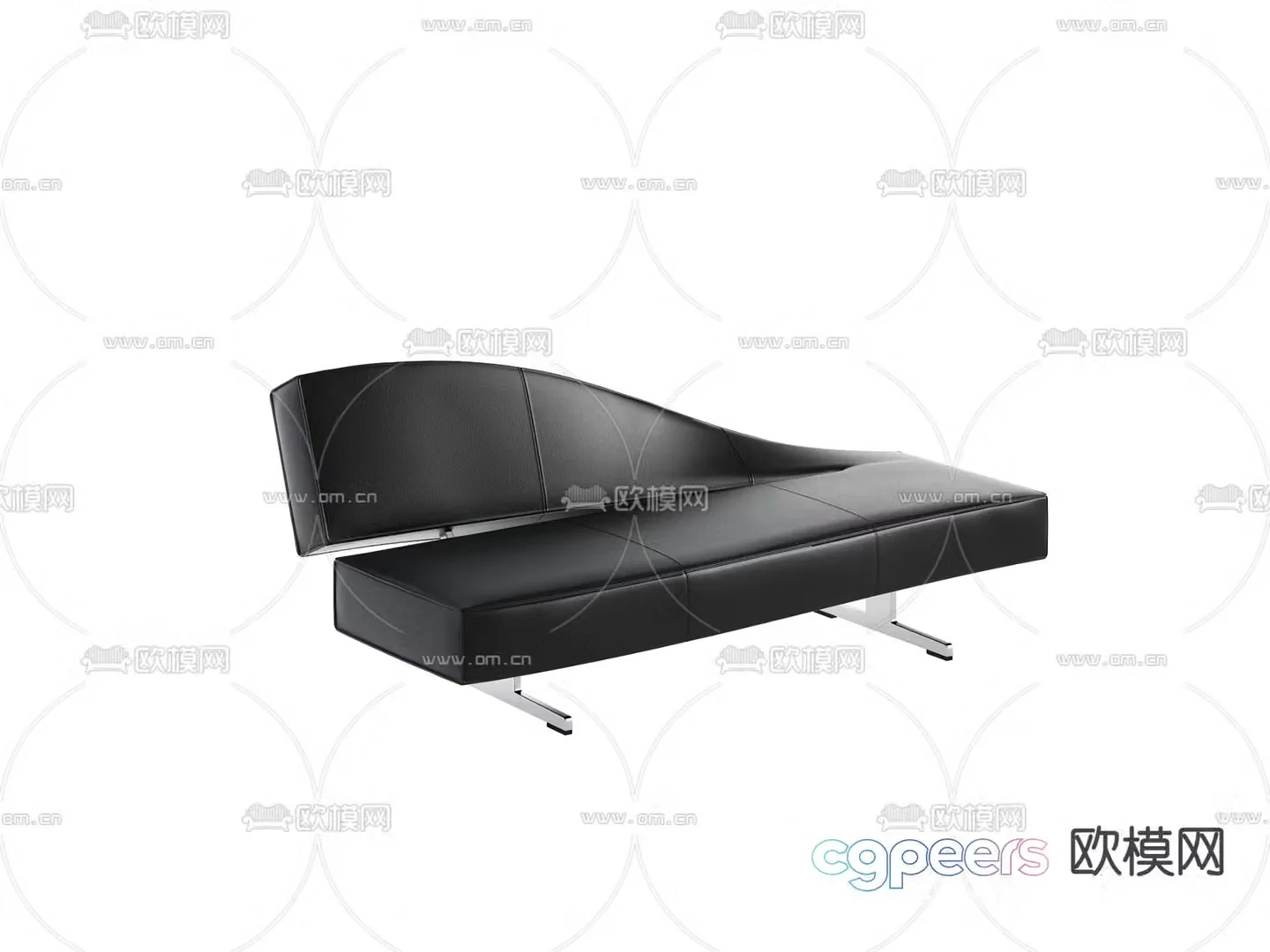 Cassina special shaped office sofa 3d model