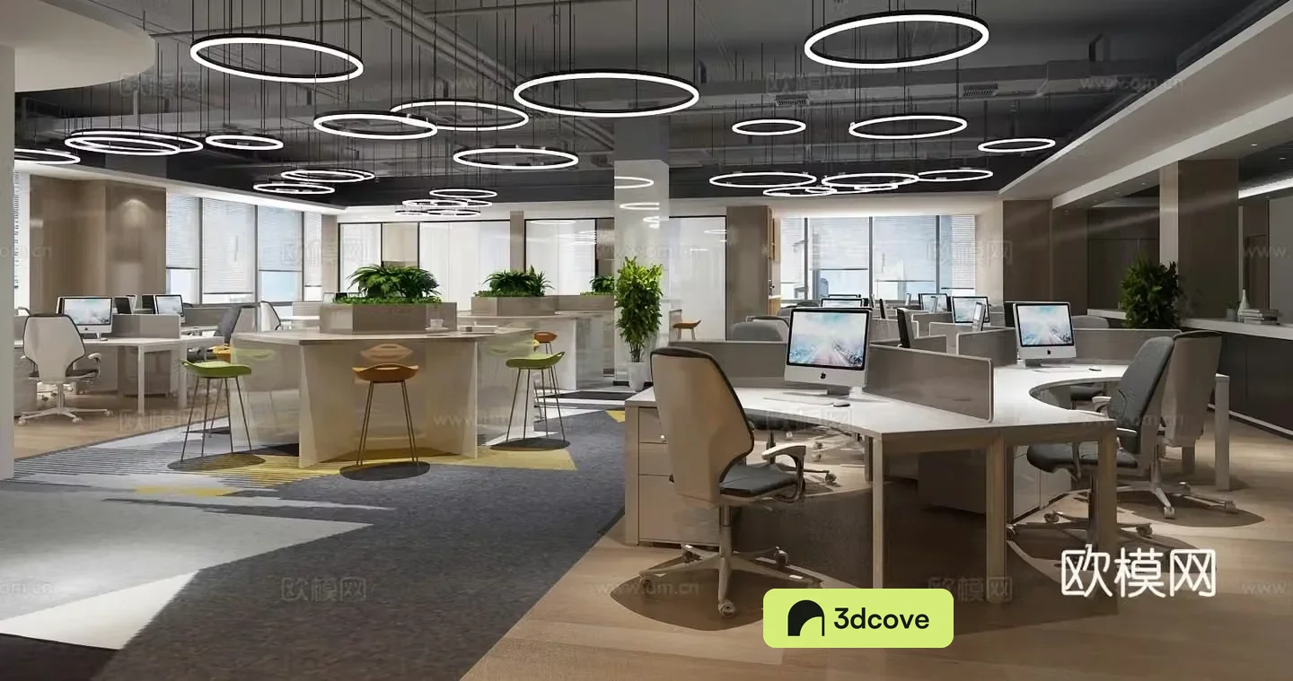 Open office area office