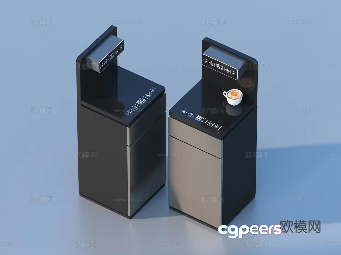 Coffee machine tea bar machine 3d model