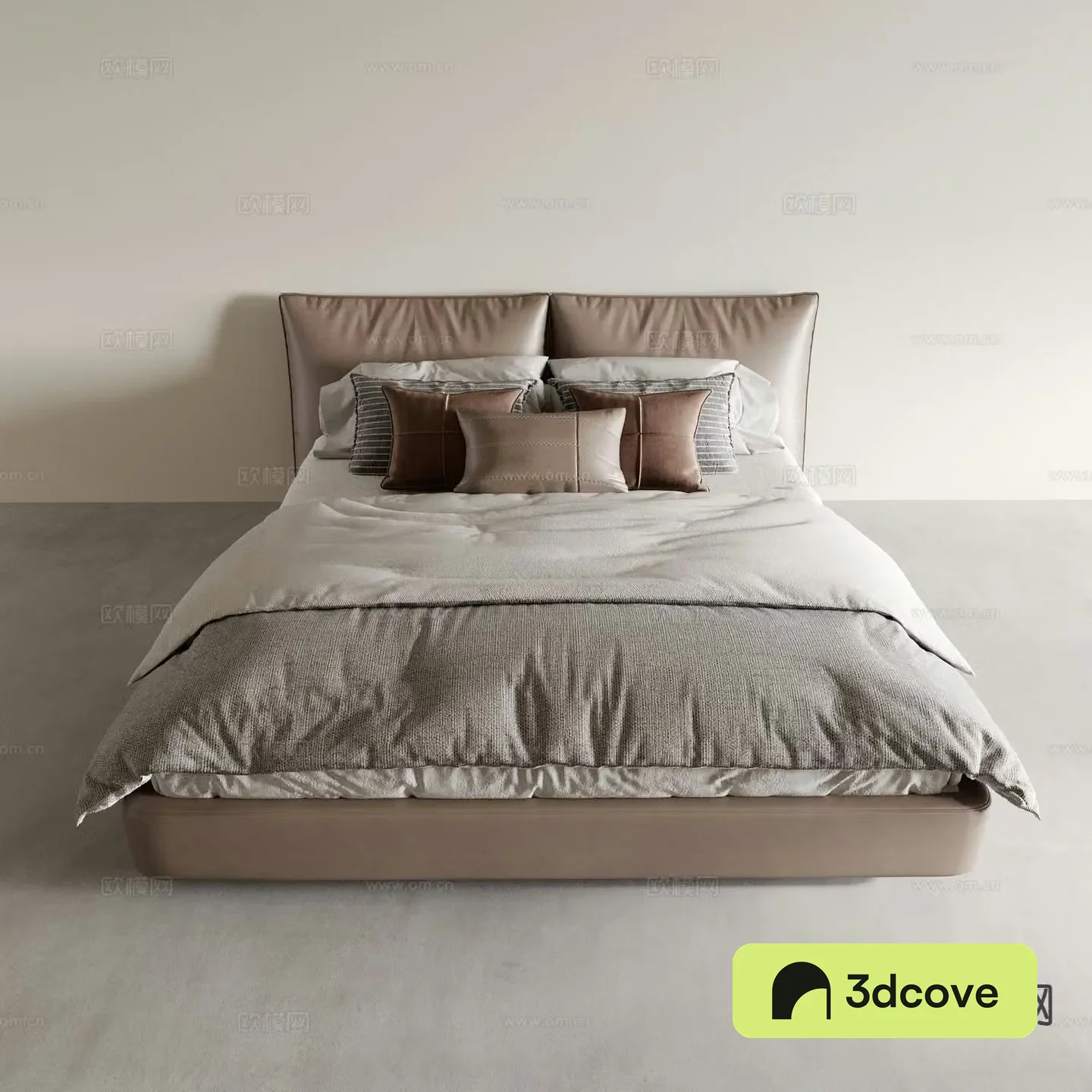 Modern double bed