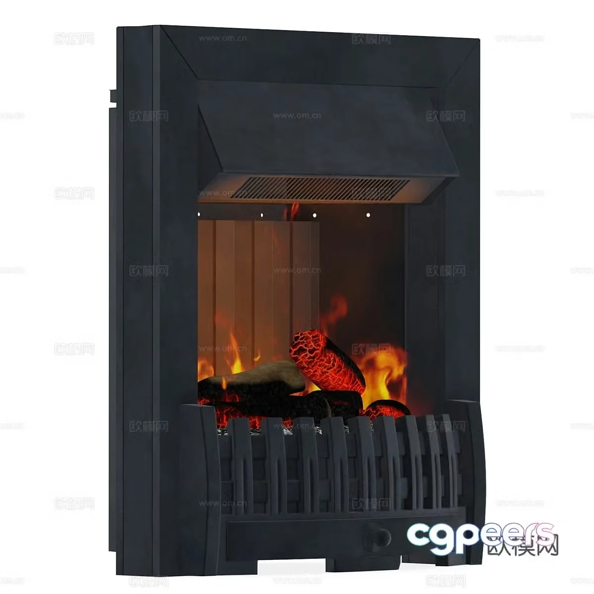 Modern minimalist fireplace fireplace minimalist fireplace dining room fireplace living room fireplace decorative fireplace 3d model